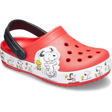 Zuecos Crocs Fun Lab Snoopy® Woodstock® Niña Rojos | Mexico 1592YXFU